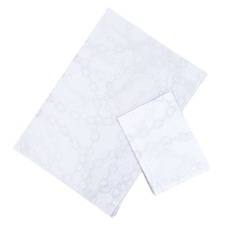 White Shirley Paper Pattern Silver Hot Stamping Wrapping Paper