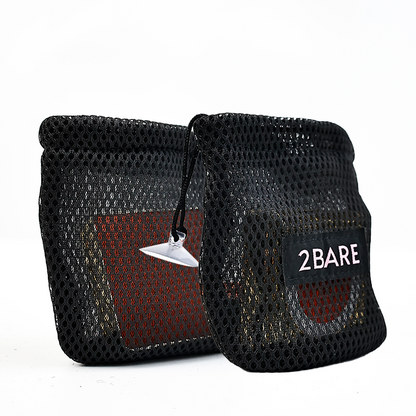 Mesh drawstring pocket