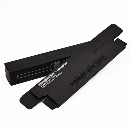Black kraft paper hot silver UV printing packaging box