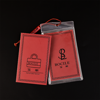 Various styles with UV printing hang tags