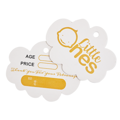 Special cloud shape hangtag