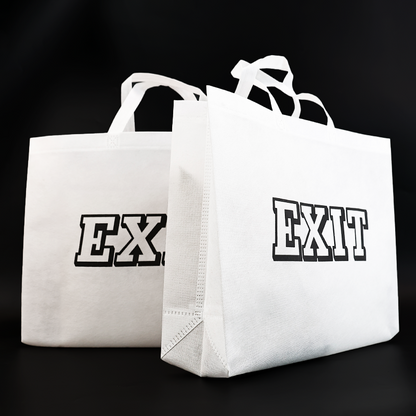 White large size non-woven tote bag