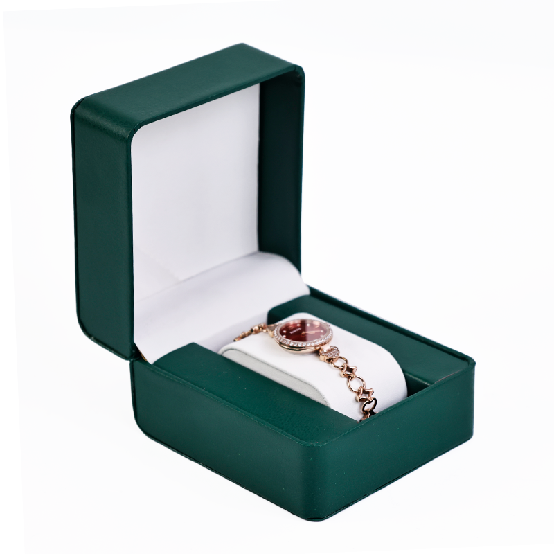 PU leather high-grade flip cover watch box