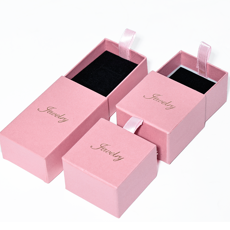 Pink pearlescent drawer box