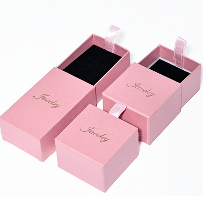 Pink pearlescent drawer box