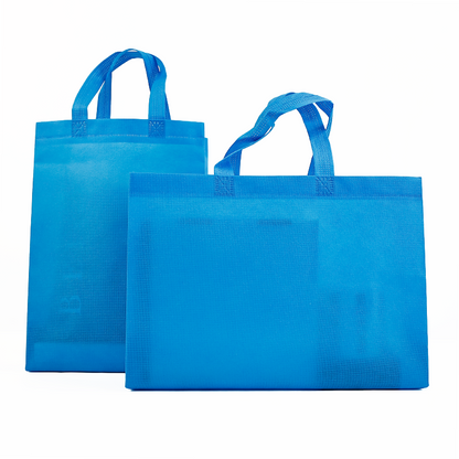 Blue Multi-style Non-woven Tote Bag