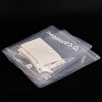 Square transparent PE zipper bag