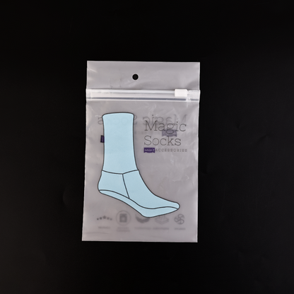 Small size transparent frosted zipper bag