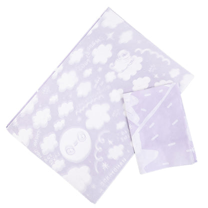 Purple Shirley Paper Print White Multi-Pattern Wrapping Paper