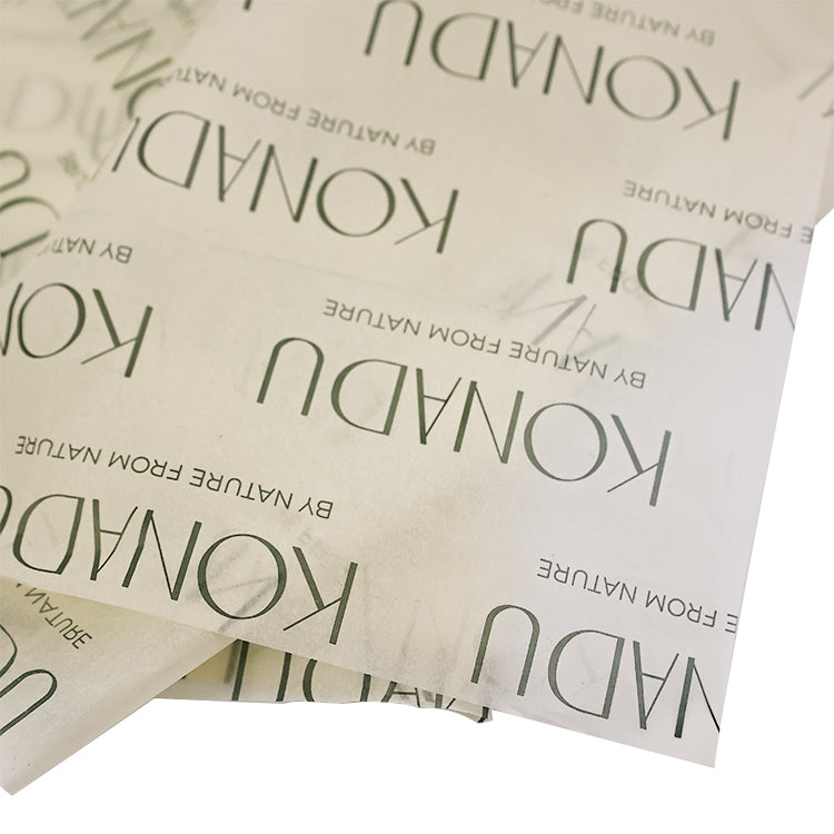 Light yellow wrapping paper pattern dark green printing