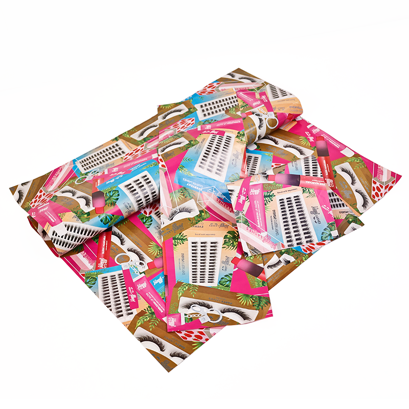 Full-page printed wrapping paper in various sizes