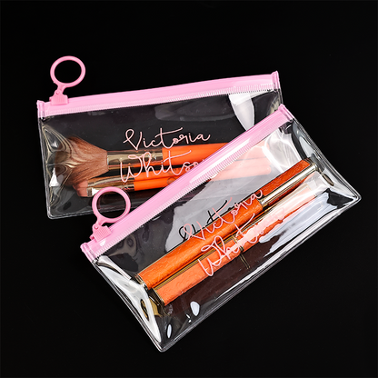Various styles of PVC zipper bags