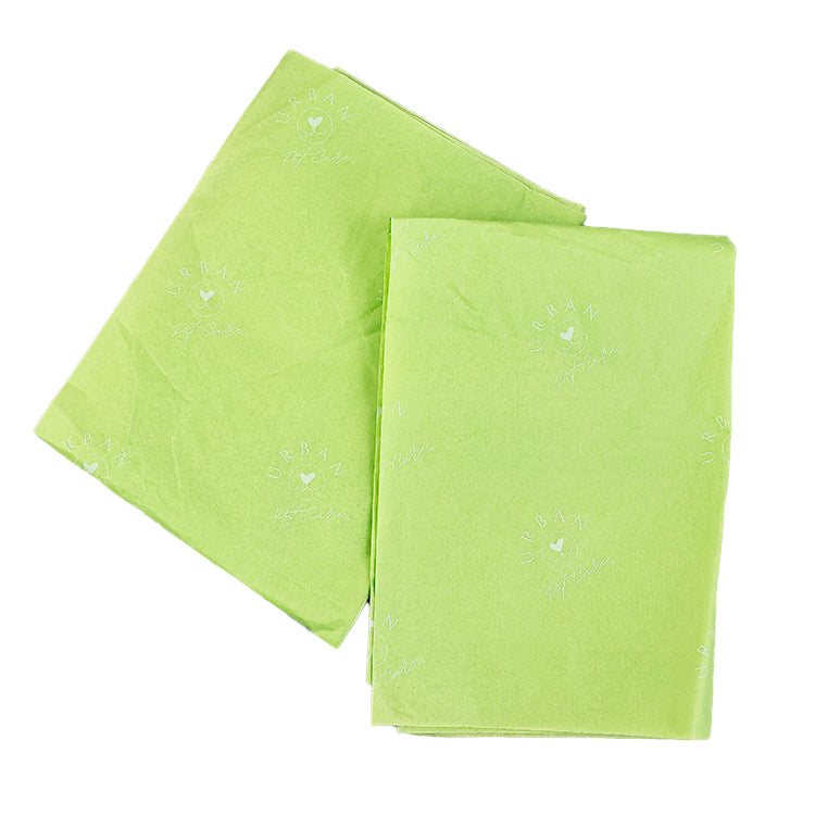 Green Shirley Paper Print White Pattern Wrapping Paper