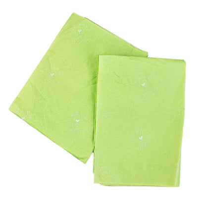 Green Shirley Paper Print White Pattern Wrapping Paper