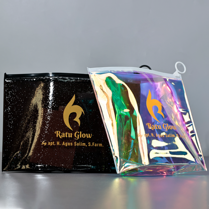 PVC zipper bag in various sizes and colors