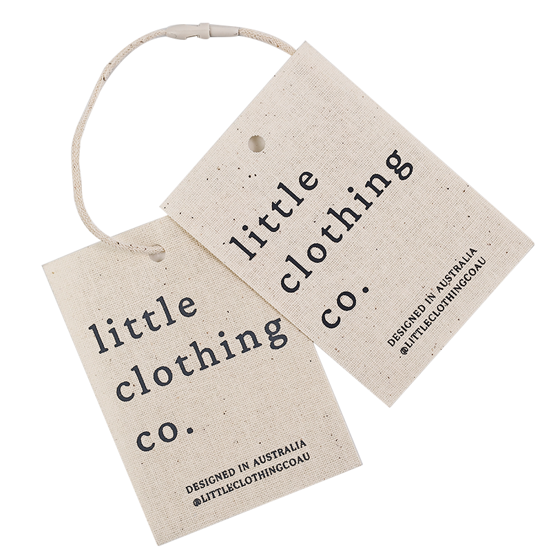 Multi-material style hangtag