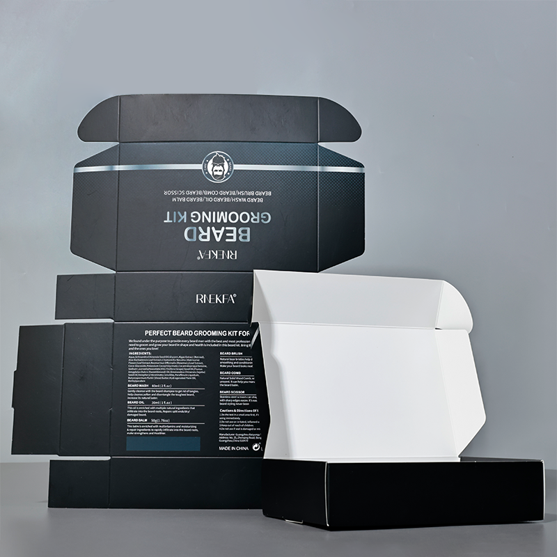 Black small size airplane box