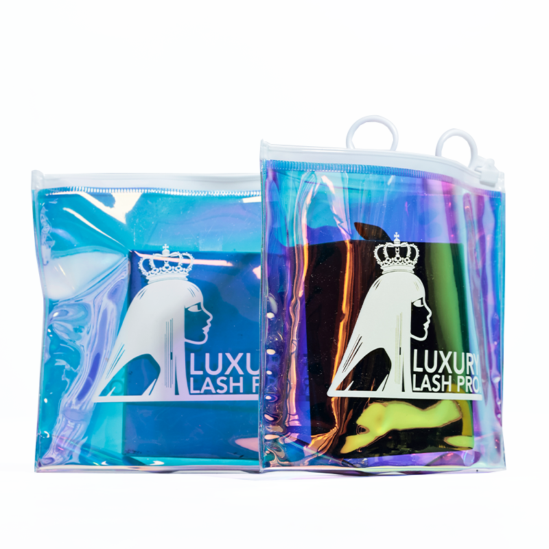 PVC square bottom zipper bag