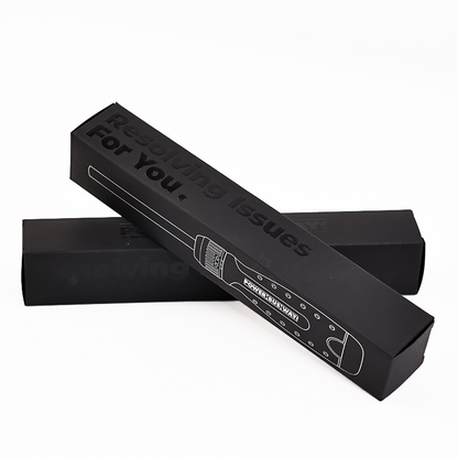Black kraft paper hot silver UV printing packaging box