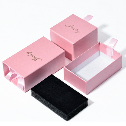 Pink pearlescent drawer box