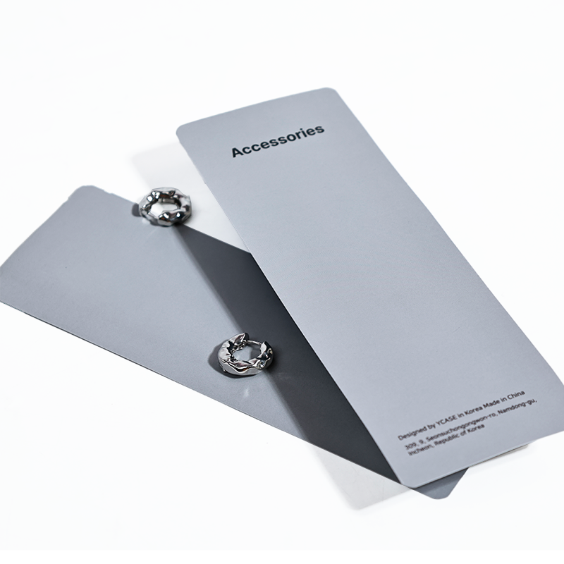 Gray long card