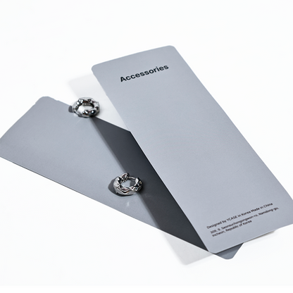 Gray long card