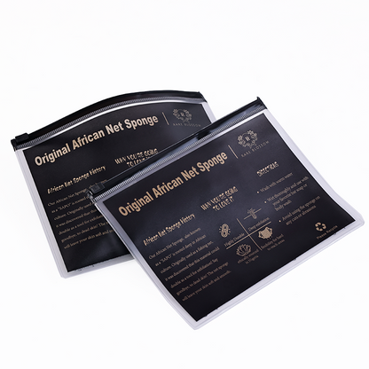 Single-sided transparent frosted PVC zipper bag
