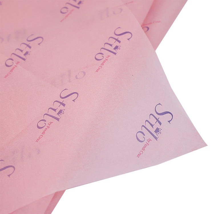 Pink wrapping paper pattern purple printing