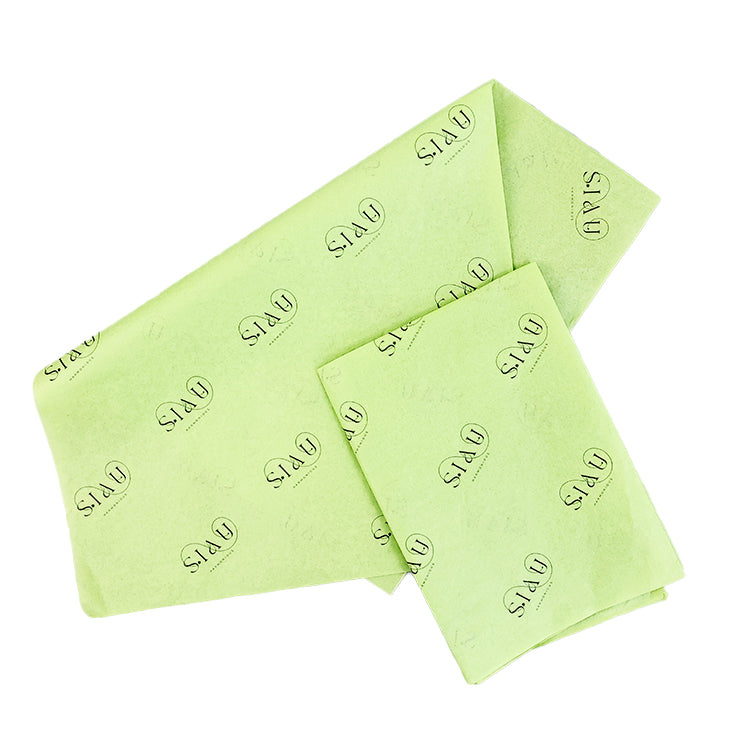 Green Shirley Paper Print Black English Wrapping Paper