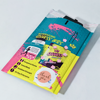 Pattern full color printing co-extrusion film express bubble bag