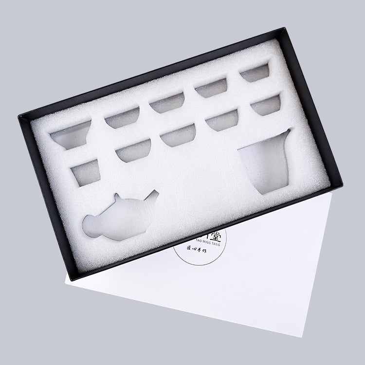 White tea gift box with lid