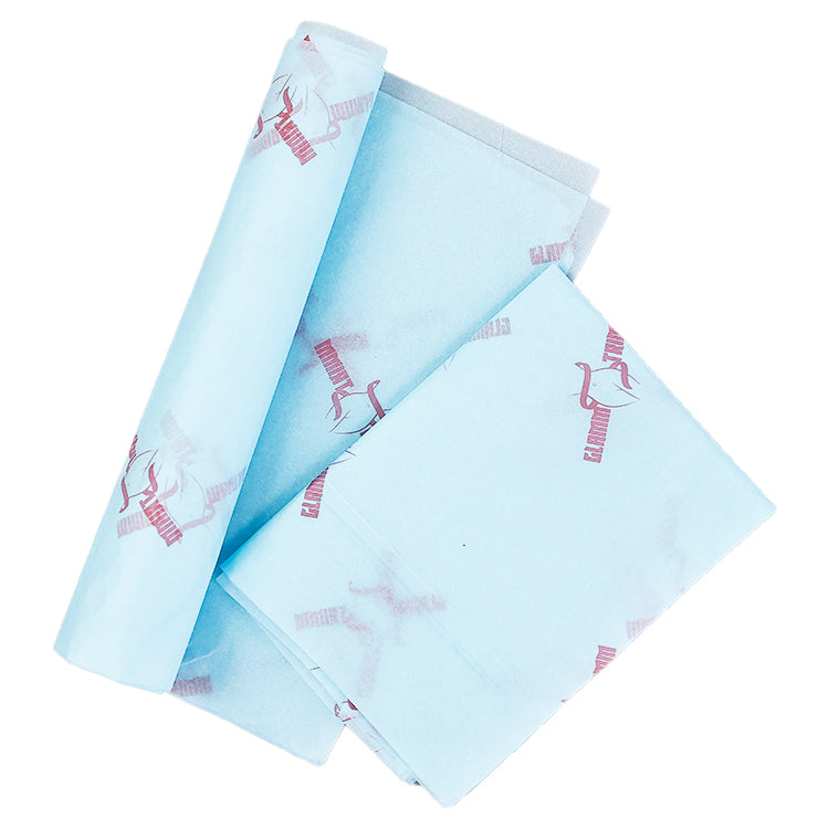 Blue Shirley Paper Printed Red Pattern Wrapping Paper