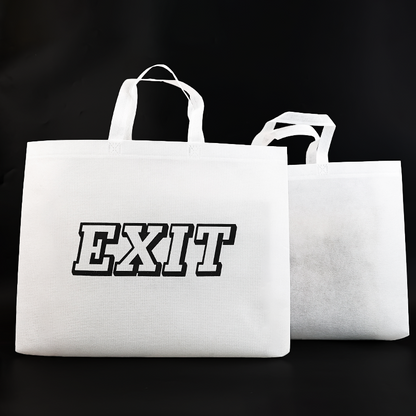 White large size non-woven tote bag