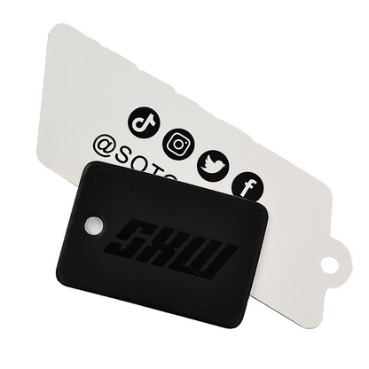 UV printing same pattern special-shaped hang tag