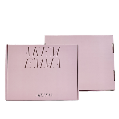 Large size pink flip cover airplane box