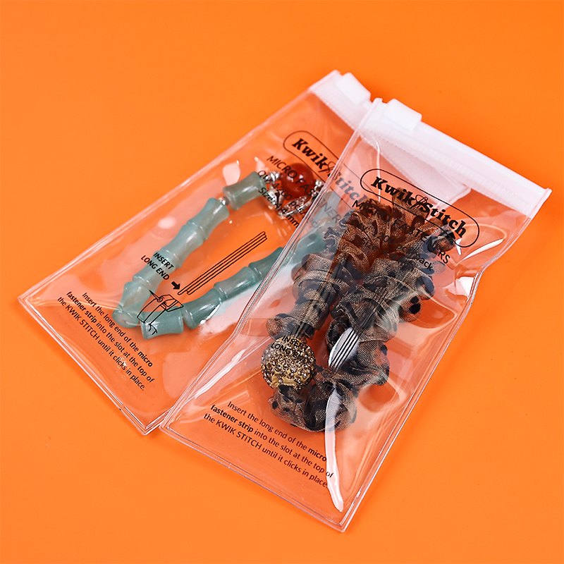 Small size transparent PVC zipper bag