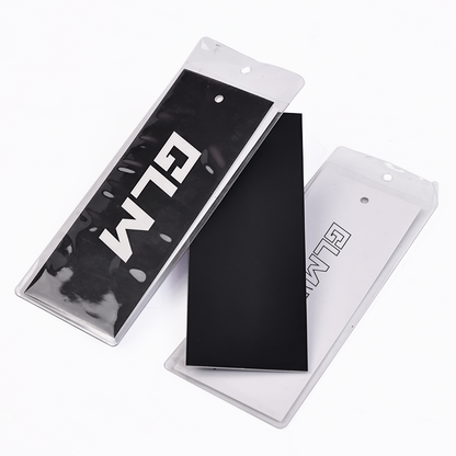 GLM multi-material packaging with a hang tag