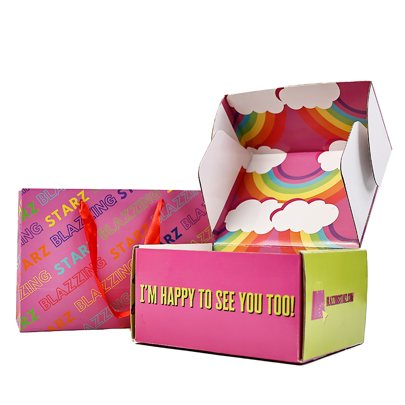 Pink tote bag box set