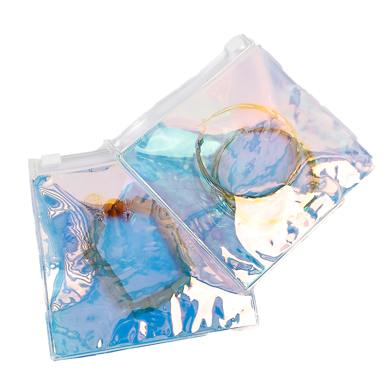 Small size laser zipper bag