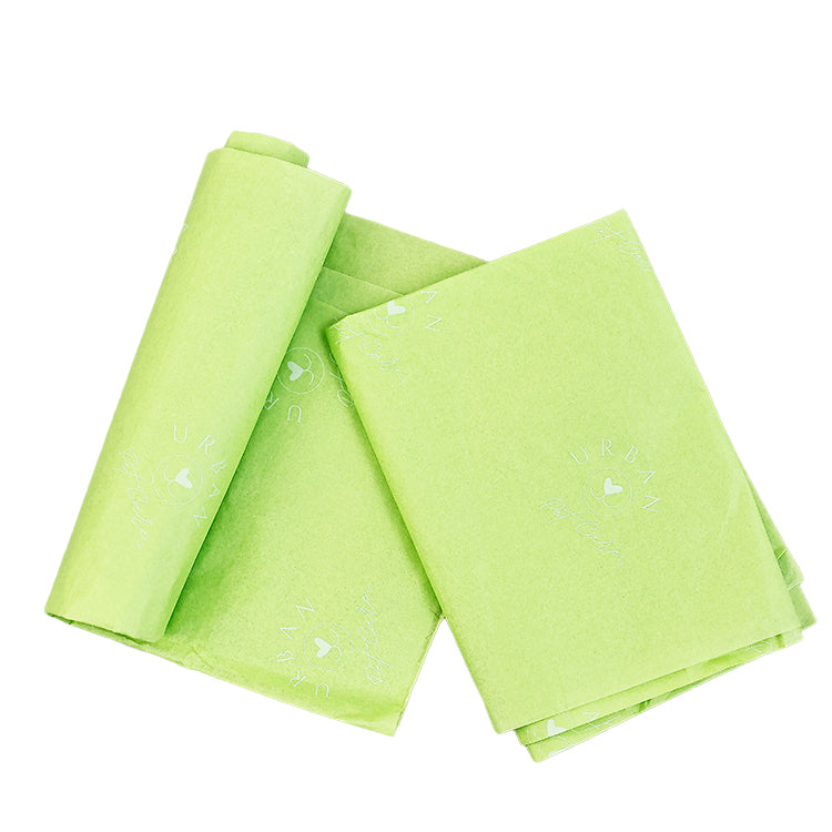 Green Shirley Paper Print White Pattern Wrapping Paper