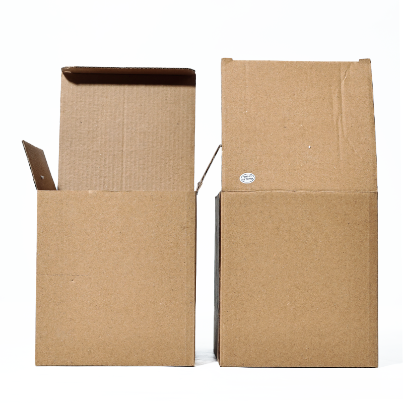 Square multi-lock kraft paper box