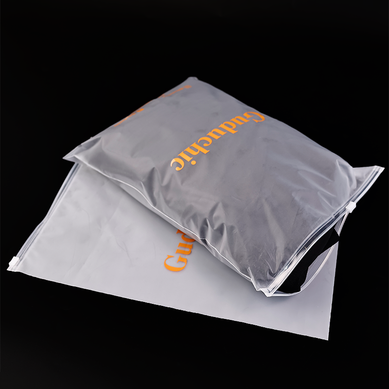 Guduchic Transparent Frosted Zipper Bag