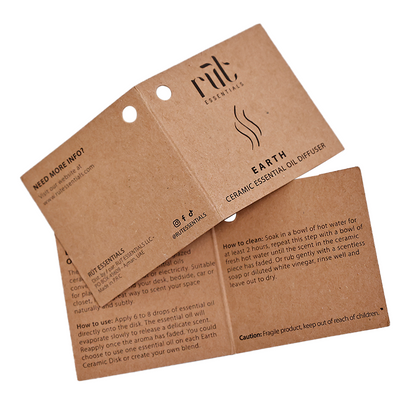 Kraft Paper Book Flip Tag