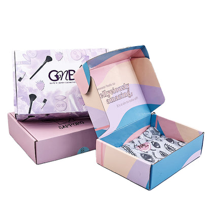 Girls macaron color airplane box