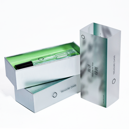 Long transparent frosted pull-out box