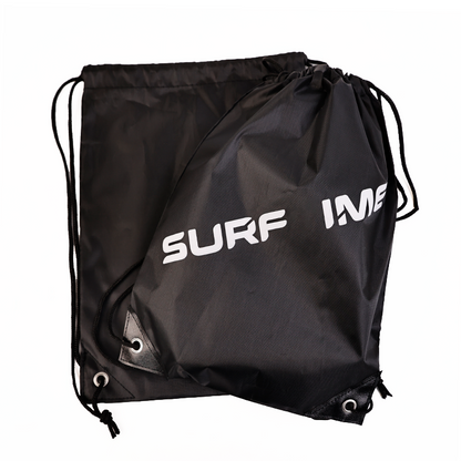 Black Backpack Drawstring Pocket
