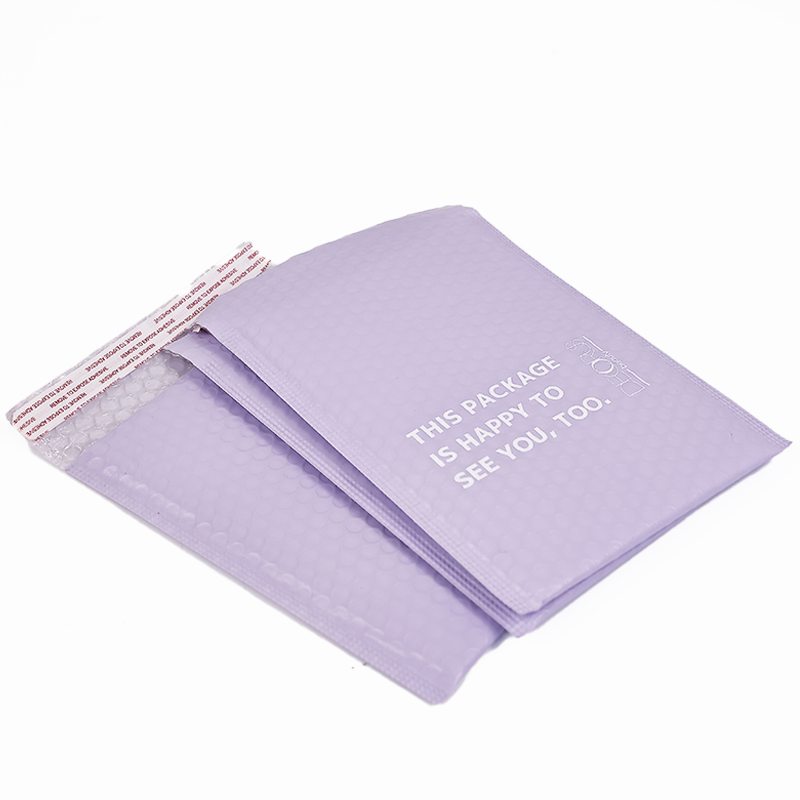 Purple co-extrusion film express bubble bag