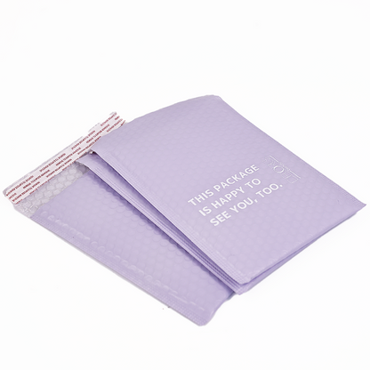 Purple co-extrusion film express bubble bag