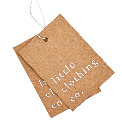 Multi-material style hangtag