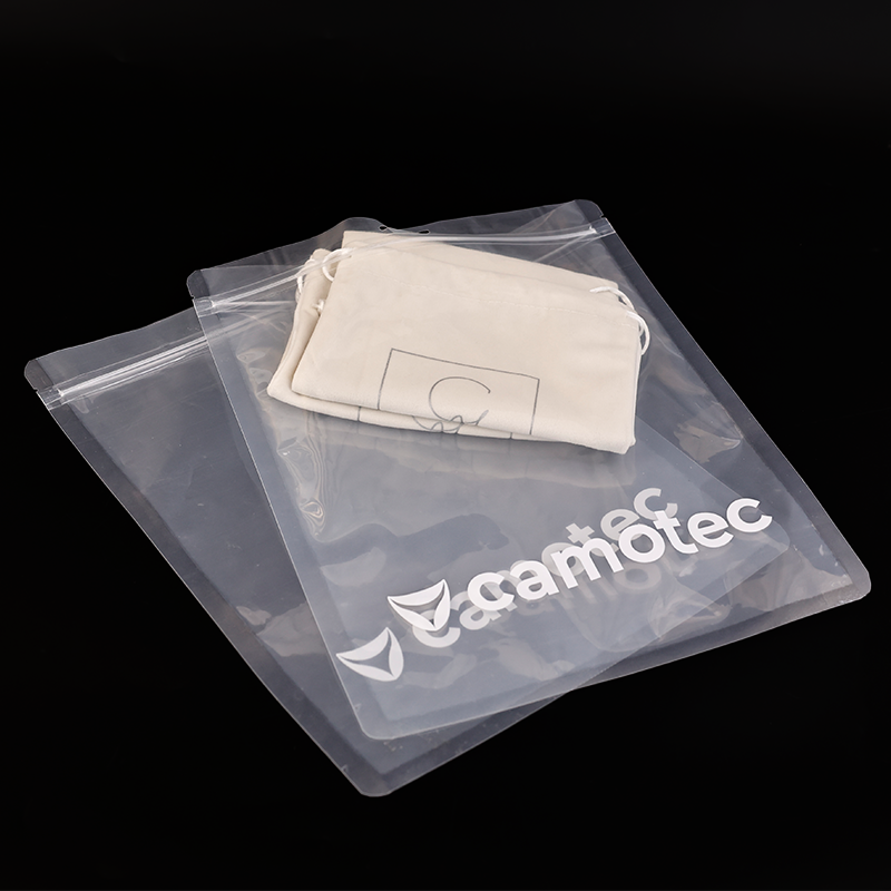 Square transparent PE zipper bag